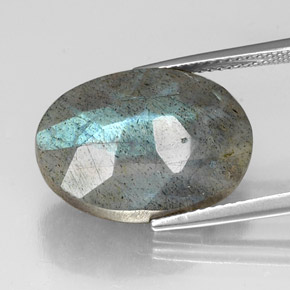 Labradorite Gemstone in 18 x 13 mm (calibrated) Size for Sale, Labradorite Stone in Multicolor Color