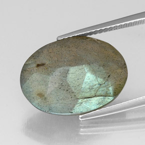 Labradorite Gemstone in 18 x 13 mm (calibrated) Size for Sale, Labradorite Stone in Multicolor Color