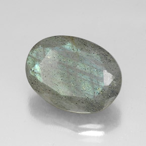 10.11 ct Multicolor Labradorite Stone, Natural Labradorite in Oval Facet Shape for Sale
