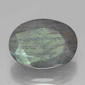 10.02 ct Multicolor Labradorite Gemstone, Labradorite Gem in Oval Facet Shape for Sale.