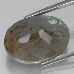 Labradorite Gemstone in 18 x 13 mm (calibrated) Size for Sale, Labradorite Stone in Multicolor Color