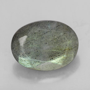 10.81 ct Multicolor Labradorite Gemstone, Labradorite Gem in Oval Facet Shape for Sale.