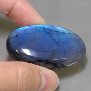 93.88 ct Multicolor Labradorite Gemstone, Labradorite Gem in Oval Cabochon Shape for Sale.