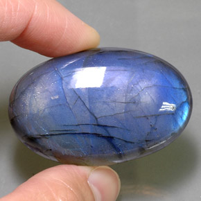 Labradorite Gemstone in 42.6 x 27.3 mm Size for Sale, Labradorite Stone in Multicolor Color