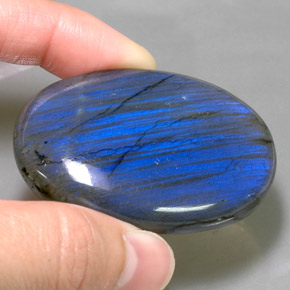 Labradorite Gemstone in 51.1 x 35.8 mm Size for Sale, Labradorite Stone in Multicolor Color