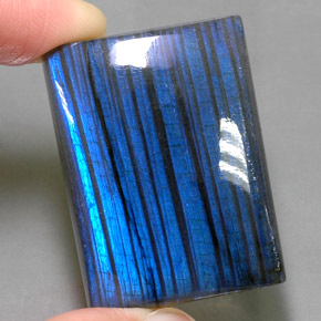 111.35 ct Multicolor Labradorite Gemstone, Labradorite Gem in Baguette Cabochon Shape for Sale.