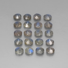 Labradorite Gemstone in 4.7 mm Size for Sale, Labradorite Stone in Multicolor Color