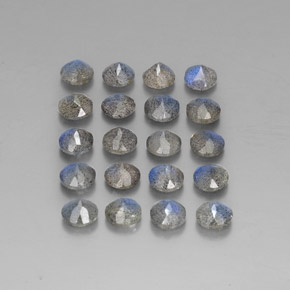 Labradorite Gemstone in 4.7 mm Size for Sale, Labradorite Stone in Multicolor Color