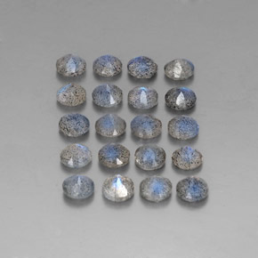Labradorite Gemstone in 4.6 mm Size for Sale, Labradorite Stone in Multicolor Color