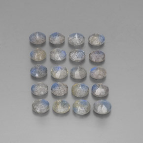 Labradorite Gemstone in 4.5 mm Size for Sale, Labradorite Stone in Multicolor Color