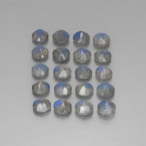 Labradorite Gemstone in 4.6 mm Size for Sale, Labradorite Stone in Multicolor Color