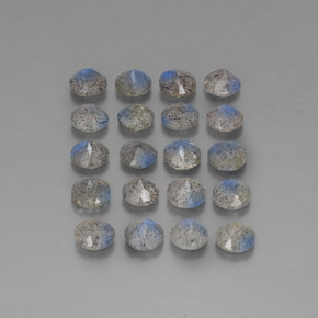 Labradorite Gemstone in 4.7 mm Size for Sale, Labradorite Stone in Multicolor Color