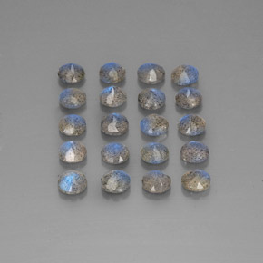 Labradorite Gemstone in 4.8 mm Size for Sale, Labradorite Stone in Multicolor Color