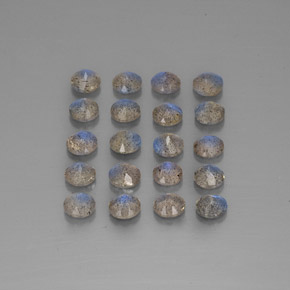 Labradorite Gemstone in 4.7 mm Size for Sale, Labradorite Stone in Multicolor Color