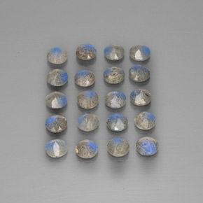 Labradorite Gemstone in 4.7 mm Size for Sale, Labradorite Stone in Multicolor Color