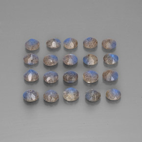 Labradorite Gemstone in 4.6 mm Size for Sale, Labradorite Stone in Multicolor Color