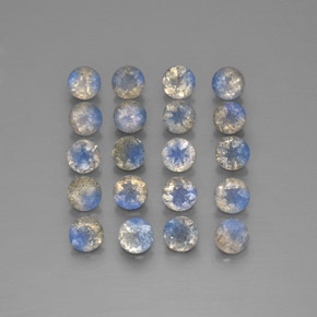 7.60 ct Multicolor Labradorite Gemstone, Labradorite Gem in Round Facet Shape for Sale.