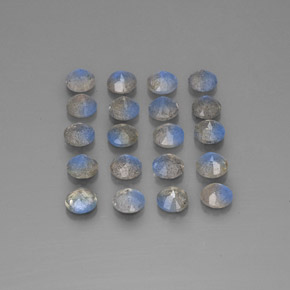 Labradorite Gemstone in 4.6 mm Size for Sale, Labradorite Stone in Multicolor Color