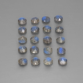 Labradorite Gemstone in 4.7 mm Size for Sale, Labradorite Stone in Multicolor Color