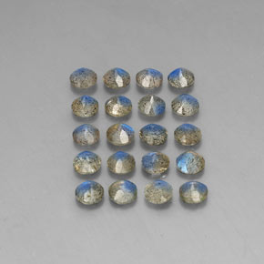Labradorite Gemstone in 4.6 mm Size for Sale, Labradorite Stone in Multicolor Color