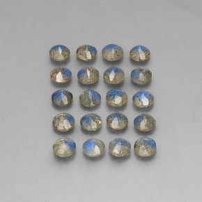 Labradorite Gemstone in 4.8 mm Size for Sale, Labradorite Stone in Multicolor Color