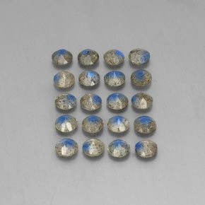 Labradorite Gemstone in 4.7 mm Size for Sale, Labradorite Stone in Multicolor Color