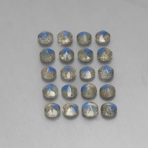 Labradorite Gemstone in 4.8 mm Size for Sale, Labradorite Stone in Multicolor Color