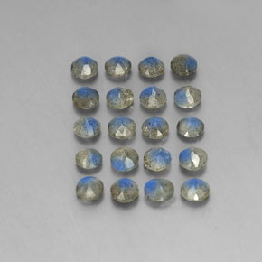 Labradorite Gemstone in 4.7 mm Size for Sale, Labradorite Stone in Multicolor Color
