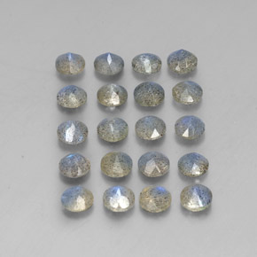 Labradorite Gemstone in 4.6 mm Size for Sale, Labradorite Stone in Multicolor Color