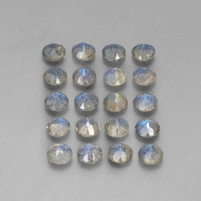 Labradorite Gemstone in 4.6 mm Size for Sale, Labradorite Stone in Multicolor Color
