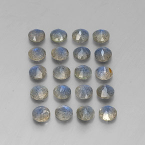 Labradorite Gemstone in 5 mm (calibrated) Size for Sale, Labradorite Stone in Multicolor Color