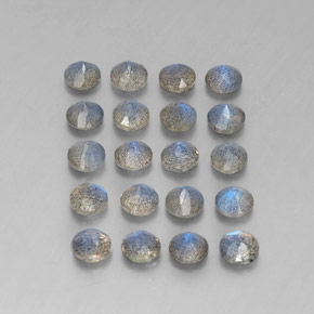 Labradorite Gemstone in 4.7 mm Size for Sale, Labradorite Stone in Multicolor Color