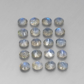 Labradorite Gemstone in 4.6 mm Size for Sale, Labradorite Stone in Multicolor Color