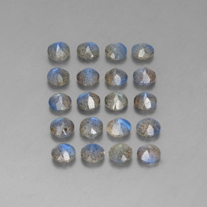 Labradorite Gemstone in 4.7 mm Size for Sale, Labradorite Stone in Multicolor Color