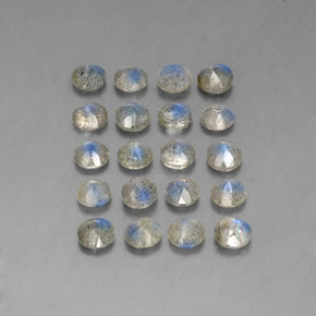 Labradorite Gemstone in 4.7 mm Size for Sale, Labradorite Stone in Multicolor Color
