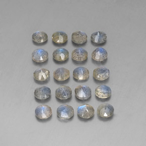 Labradorite Gemstone in 4.7 mm Size for Sale, Labradorite Stone in Multicolor Color