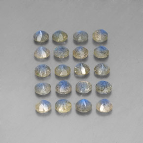 Labradorite Gemstone in 4.6 mm Size for Sale, Labradorite Stone in Multicolor Color