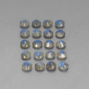 Labradorite Gemstone in 4.6 mm Size for Sale, Labradorite Stone in Multicolor Color