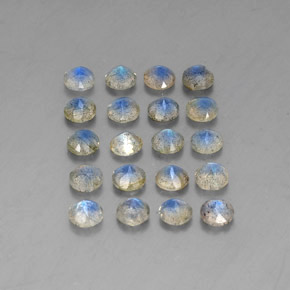 Labradorite Gemstone in 4.7 mm Size for Sale, Labradorite Stone in Multicolor Color
