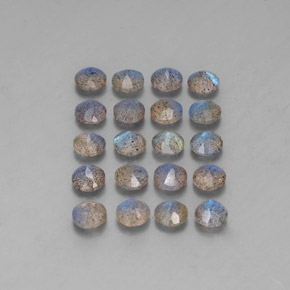 Labradorite Gemstone in 4.7 mm Size for Sale, Labradorite Stone in Multicolor Color