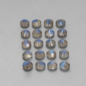 Labradorite Gemstone in 4.8 mm Size for Sale, Labradorite Stone in Multicolor Color
