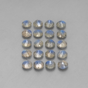 Labradorite Gemstone in 4.7 mm Size for Sale, Labradorite Stone in Multicolor Color