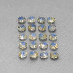 Labradorite Gemstone in 4.7 mm Size for Sale, Labradorite Stone in Multicolor Color