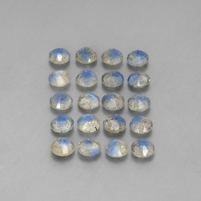 Labradorite Gemstone in 4.7 mm Size for Sale, Labradorite Stone in Multicolor Color
