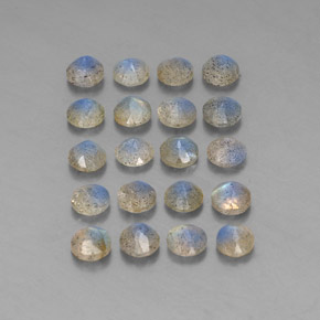 Labradorite Gemstone in 4.7 mm Size for Sale, Labradorite Stone in Multicolor Color