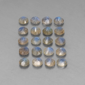 Labradorite Gemstone in 4.7 mm Size for Sale, Labradorite Stone in Multicolor Color