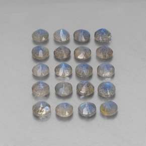 Labradorite Gemstone in 4.8 mm Size for Sale, Labradorite Stone in Multicolor Color