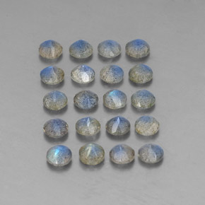 Labradorite Gemstone in 4.8 mm Size for Sale, Labradorite Stone in Multicolor Color