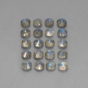 Labradorite Gemstone in 4.6 mm Size for Sale, Labradorite Stone in Multicolor Color