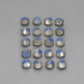 Labradorite Gemstone in 4.7 mm Size for Sale, Labradorite Stone in Multicolor Color